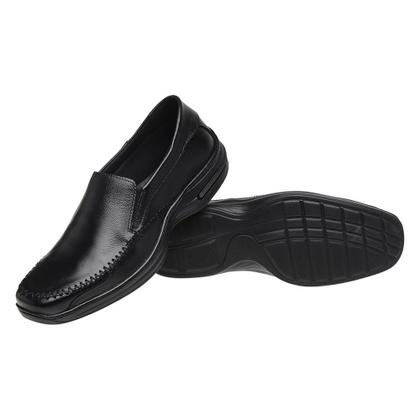 Imagem de Sapato Social Sapatilha Conforto em Couro  Solado Antiderrapante, Confortável e Leve para o Dia a Dia