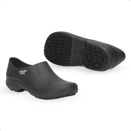 Imagem de Sapato Unissex Uniforme Segurança Antiderrapante Flygrip 9001