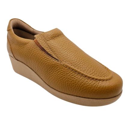 Imagem de Sapato Usaflex Mocassim Anabela em Couro Relax Uniforme