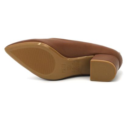 Imagem de Sapato Vizzano 1220.315 Scarpin Salto Grosso Social Bico Fino Feminino