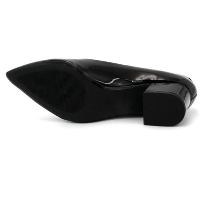 Imagem de Sapato Vizzano 1220.315 Scarpin Salto Grosso Social Bico Fino Feminino