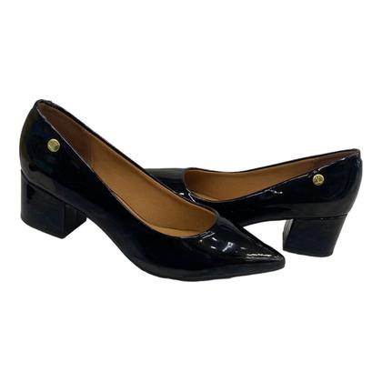 Imagem de Sapato Vizzano 1220.315 Scarpin Salto Grosso Social Bico Fino Feminino