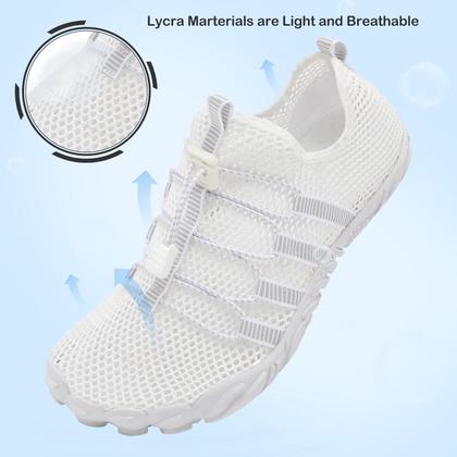 Imagem de Sapatos aquáticos L-RUN para mulheres e homens brancos EU41