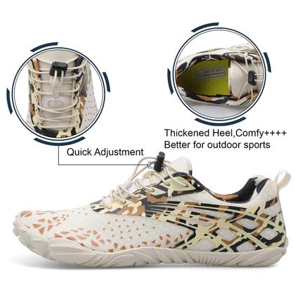 Imagem de Sapatos de caminhada aquática L-RUN para mulheres Barefoot Beige EU37
