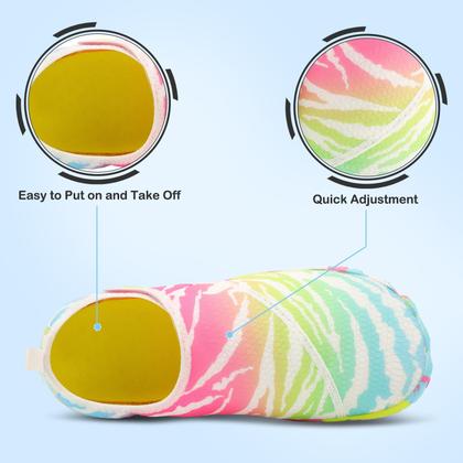 Imagem de Sapatos de caminhada aquática L-RUN para mulheres e homens, com os pés descalços, rosa EU38