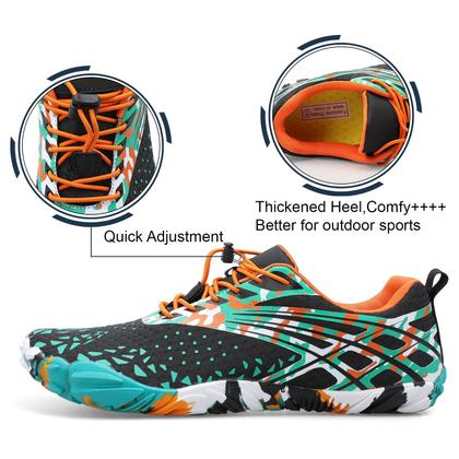 Imagem de Sapatos de praia L-RUN para andar na areia com os pés descalços pretos EU39