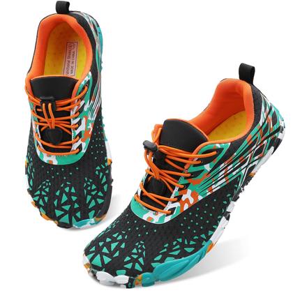 Imagem de Sapatos de praia L-RUN para andar na areia com os pés descalços pretos EU39