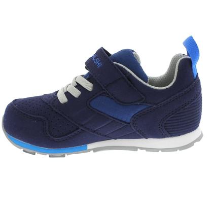Imagem de Sapatos infantis TSUKIHOSHI Racer com fecho de alça azul/azul - 7 crianças