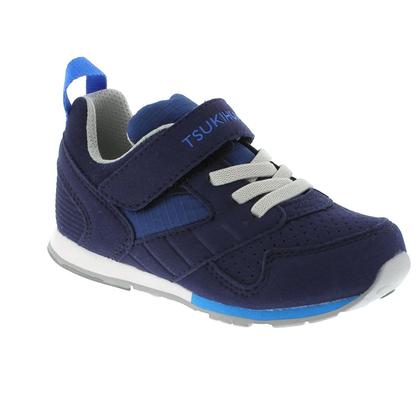 Imagem de Sapatos infantis TSUKIHOSHI Racer com fecho de alça azul/azul - 7 crianças