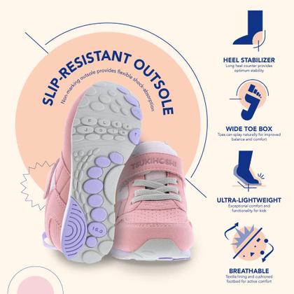 Imagem de Sapatos infantis TSUKIHOSHI Racer com fecho de alça e laváveis à máquina