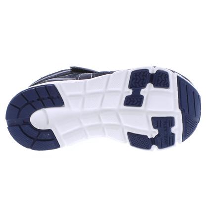 Imagem de Sapatos infantis TSUKIHOSHI Velocity com fecho de alça azul/prata 8,5 T