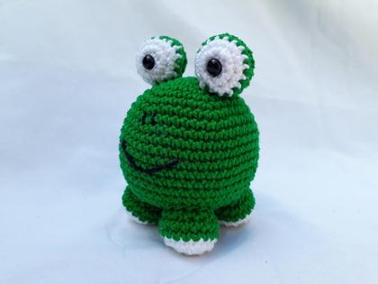 Imagem de Sapo Amigurumi Crochê - Bicho Bola 