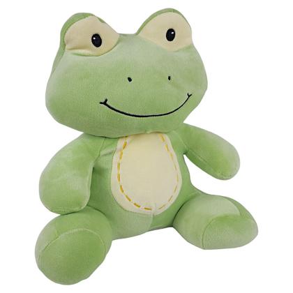 Imagem de Sapo De Pelúcia Sentado Sorriso Fofinho 27Cms - Verde