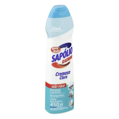Imagem de Sapólio Radium Cremoso Cloro 450ml - Embalagem com 12 Unidades
