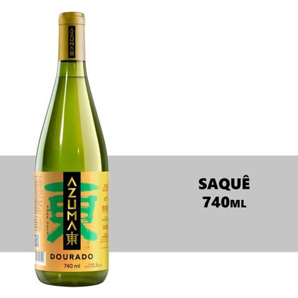 Imagem de Saquê Azuma Dourado Sake Seco 740ml + Bolsa Personalizada