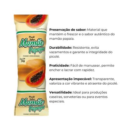 Imagem de Saquinho bopp picolé mamão papaya c/ 250 gramas