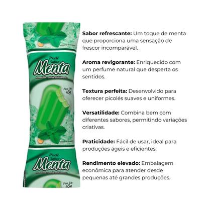Imagem de Saquinho Bopp Picolé Menta C/ 250 Gramas
