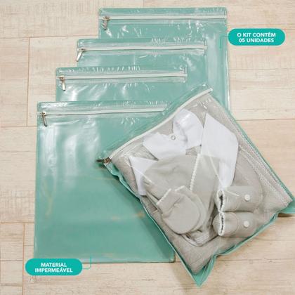 Imagem de Saquinhos organizadores sofisticados e ecológicos com toque acetinado