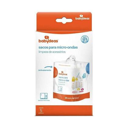 Imagem de Saquinhos para Esterilizar no Micro-ondas (5 Uni) - Babydeas