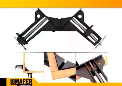 Imagem de Sargento Angular 90 Graus Grampo Cantoneira Marcenaria 2pçs