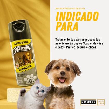 Imagem de Sarnicida Matacura Aerossol para Cães e Gatos - 100ml
