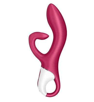 Imagem de Satisfyer Embrace Me Vibrador Ponto G Estimulo Clitóris Motor Duplo 12 Vibrações À Prova De Água
