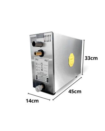 Imagem de Sauna A Vapor 9Kw Bifásico 220V - Painel Small - Impercap