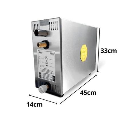 Imagem de Sauna Vapor 9Kw Bi 220V Comando Digital Impercap - Até 7,5M