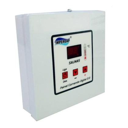 Imagem de Sauna Vapor 9Kw Bi 220V Comando Digital Impercap - Até 7,5M
