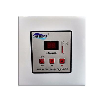 Imagem de Sauna Vapor 9kw + Kit instalação Inox até 12,5m³ - Impercap - 380V Trifásico
