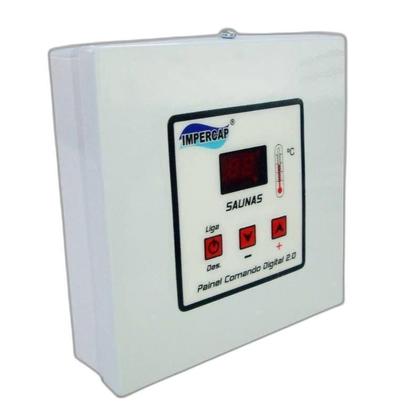 Imagem de Sauna Vapor Elétrica 21Kw Inox 220V Trif Digital Impercap