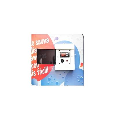 Imagem de Sauna Vapor Elétrica Digital Gazela 9000w 10m 220v Trifásica