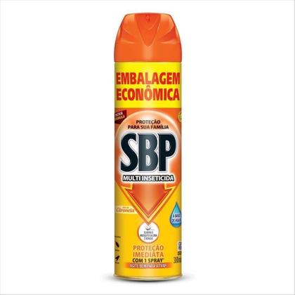 Imagem de SBP Multi Inseticida Aerossol Óleo de Citronela 380ml Embalagem Econômica