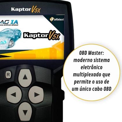 Scanner Automotivo Kaptor V5X Auto Flex - Alfatest - Scanner Automotivo ...