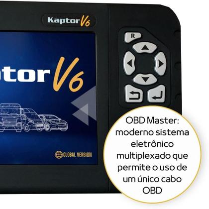 Imagem de Scanner Automotivo Kaptor V6 Auto Flex Alfatest