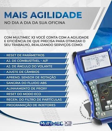 Imagem de Scanner Automotivo Para Injeção Eletrônica Modo Multi Mmx3 Multimecx3 Multimec
