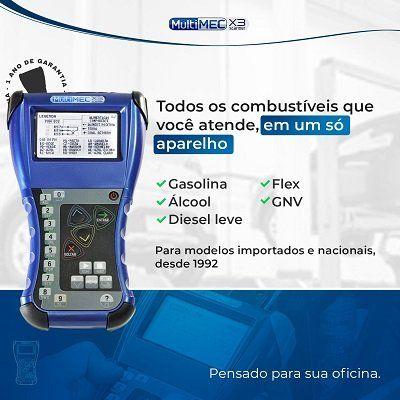 Imagem de Scanner Automotivo Para Injeção Eletrônica Modo Multi Mmx3 Multimecx3 Multimec