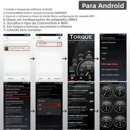 Imagem de Scanner Automotivo Universal Mini ELM327 OBD2 Bluetooth Para Diagnóstico Em IOS, Android, Windows E