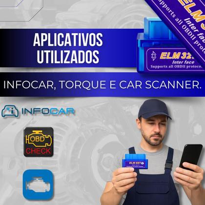 Imagem de Scanner Automotivo Veicular Diagnósticos Reparo Apaga Obd2 Elm327 Versão 1.5 Bluetooth Celular Android Universal Multimarcas Para Carros