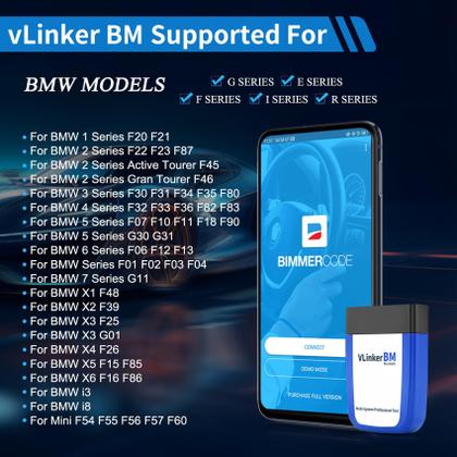 Imagem de Scanner Bluetooth Pro OBD2 vLinker VLinker BM BT3.0 para carro
