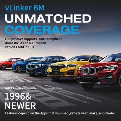 Imagem de Scanner Bluetooth Pro OBD2 vLinker VLinker BM BT3.0 para carro