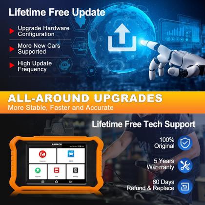 Imagem de Scanner de Diagnóstico LAUNCH Creader Elite V2.0 para GM (2024)