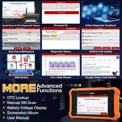 Imagem de Scanner de Diagnóstico LAUNCH Creader Elite V2.0 para GM (2024)