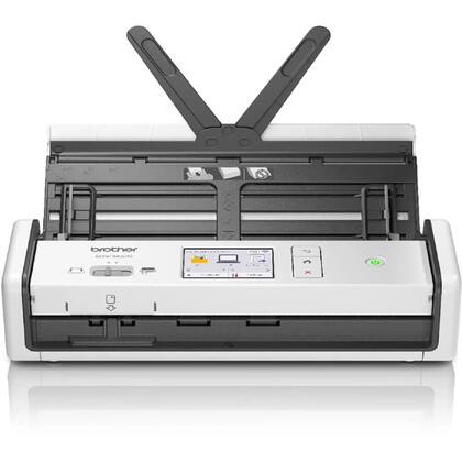 Imagem de Scanner de Mesa Brother ADS1800W, Wireless, Duplex, USB, Branco