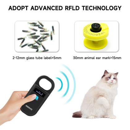 Imagem de Scanner de Microchip para Animais de Estimação ISENVO RFID - 134,2 kHz/125 kHz - 15 Dígitos