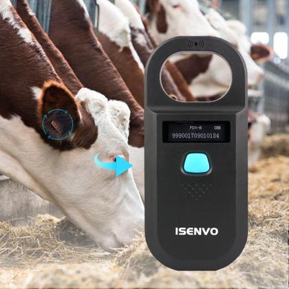 Imagem de Scanner de Microchip para Animais de Estimação ISENVO RFID - 134,2 kHz/125 kHz - 15 Dígitos