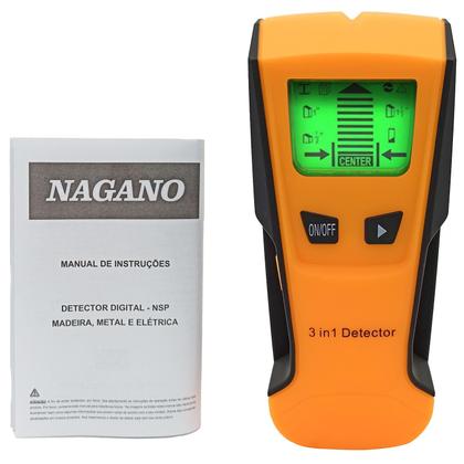 Imagem de Scanner de Parede Digital Detector de Metais Madeiras e Fios