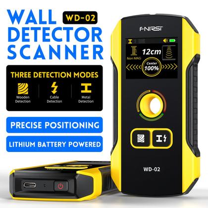 Imagem de Scanner de parede Stud Finder FNIRSI com tela TFT WD-02 atualizada