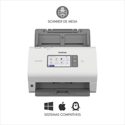 Imagem de Scanner Mesa Brother ADS4900W 4900W Duplex Wifi Ethernet Usb 60ppm 120ipm 100fls