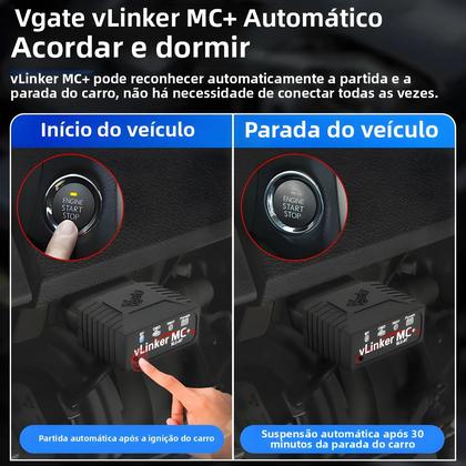 Imagem de Scanner OBD2 Bluetooth 4.0 Vgate vLinker MC ELM327 V2.2 BimmerCode FORScan Ferramenta De Diagnóstico